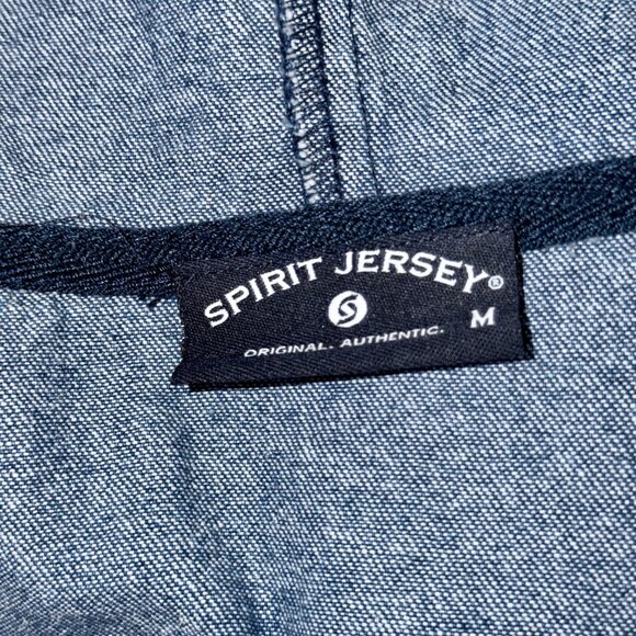 New WILD AND FREE DARK DENIM HOODED SPIRIT JERSEY® Oversized Medium - Picture 13 of 14